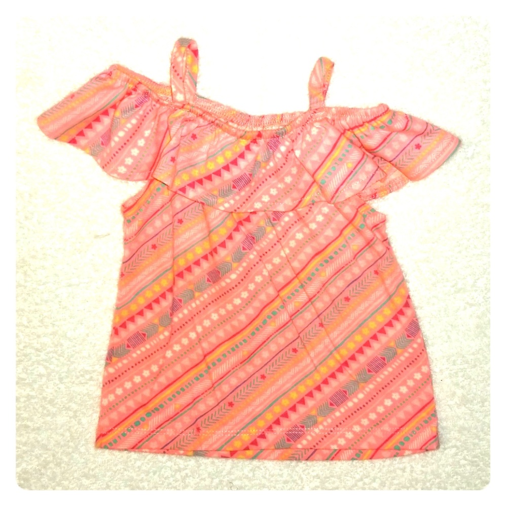 Cute summer peekaboo shoulder tank